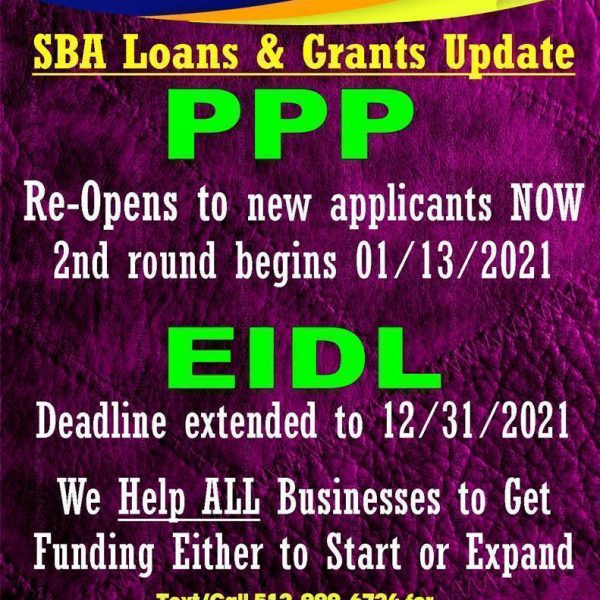 SBA Loans & Grants Update