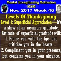 Read more about the article Levels of Thanksgiving L1