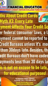 Read more about the article Myths about Credit Cards: Myth #3