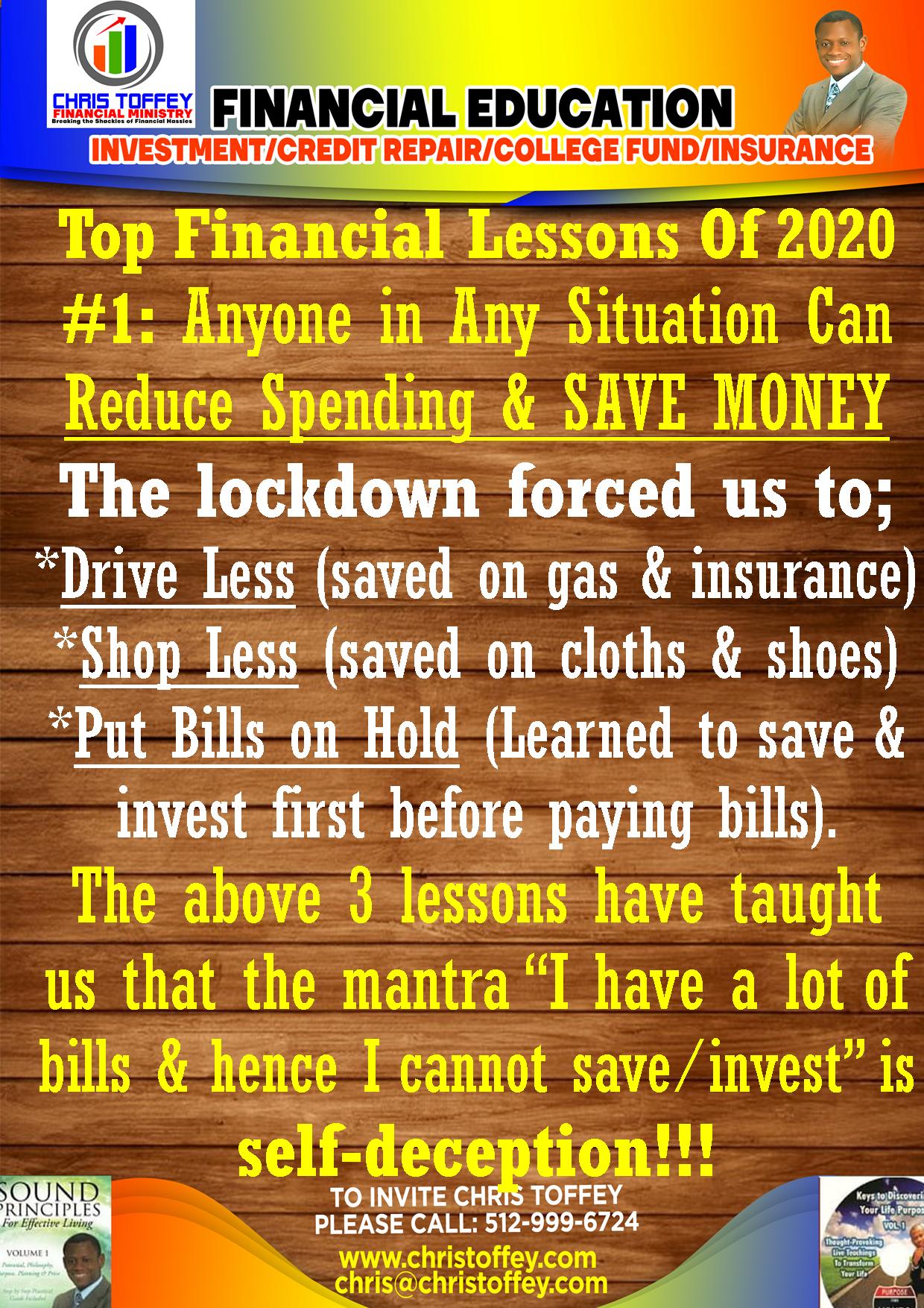 You are currently viewing Top financial Lessons of 2020 #1