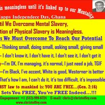 Read more about the article Until we Overcome Mental Slavery