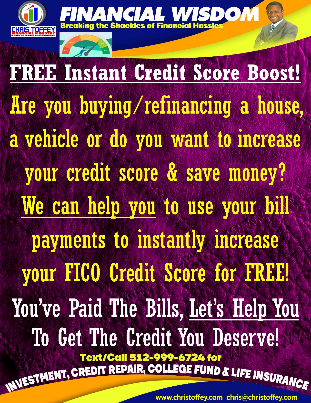 You are currently viewing Free Instant Credit Score Boost