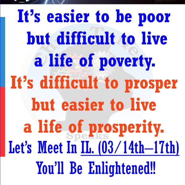 It’s easier to be Poor but difficult…