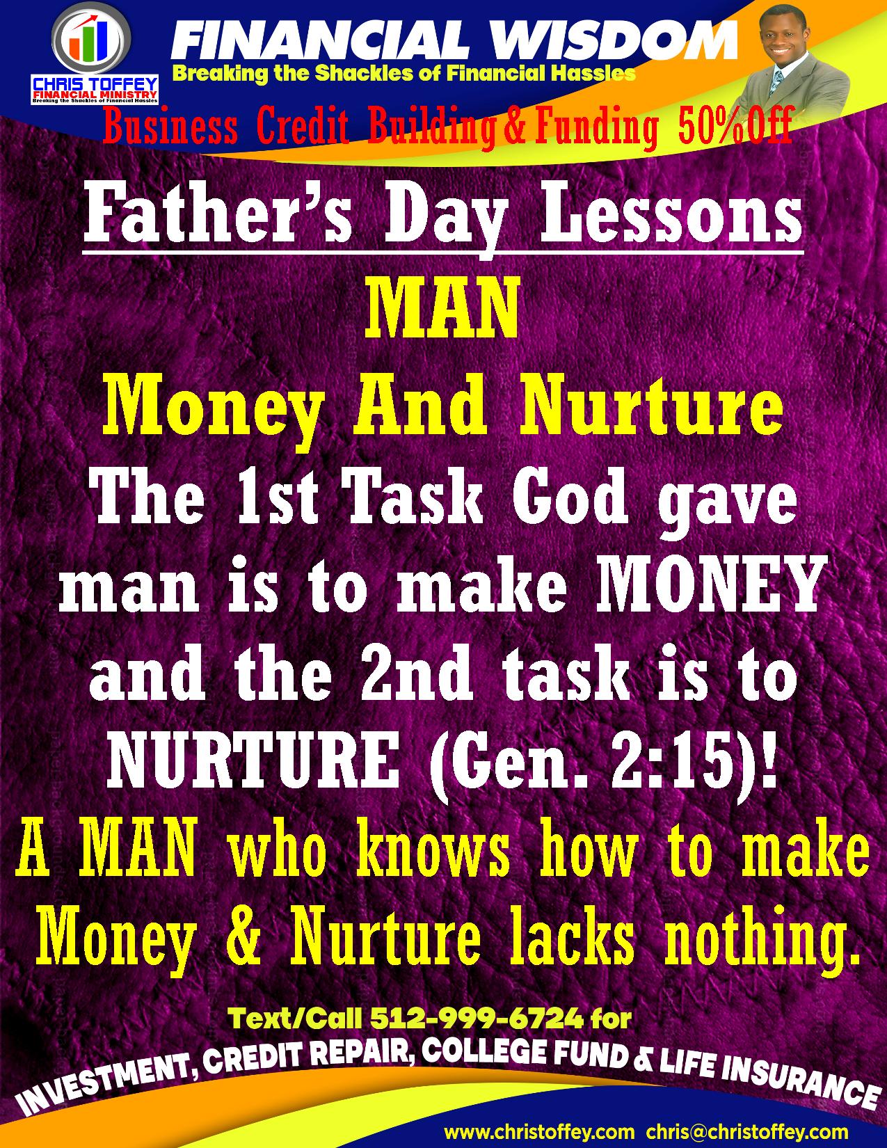 You are currently viewing Father’s Day Lessons