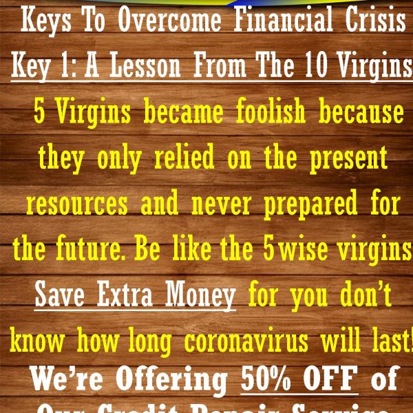 Keys to Overcome Financial Crisis #1
