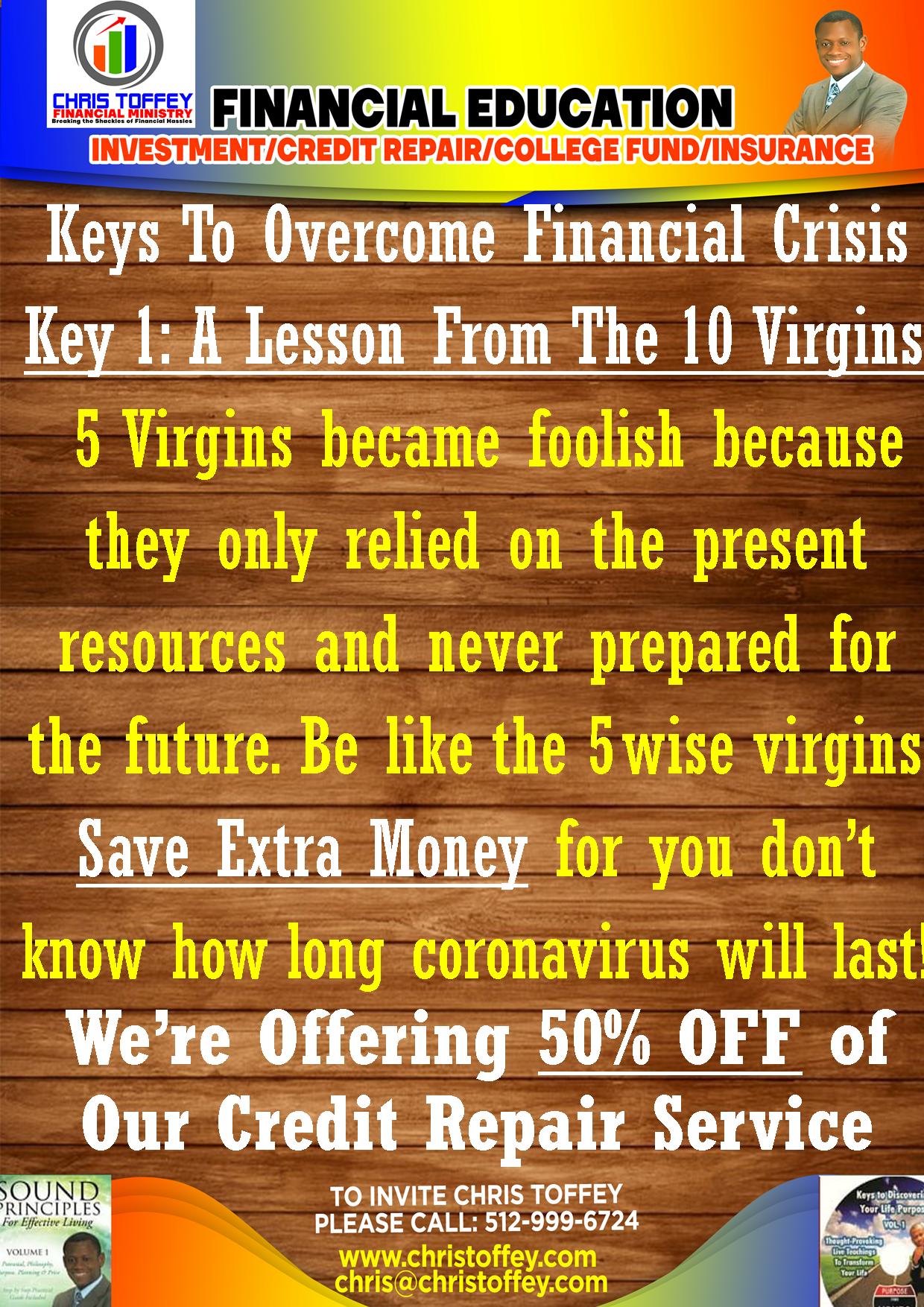 You are currently viewing Keys to Overcome Financial Crisis #1