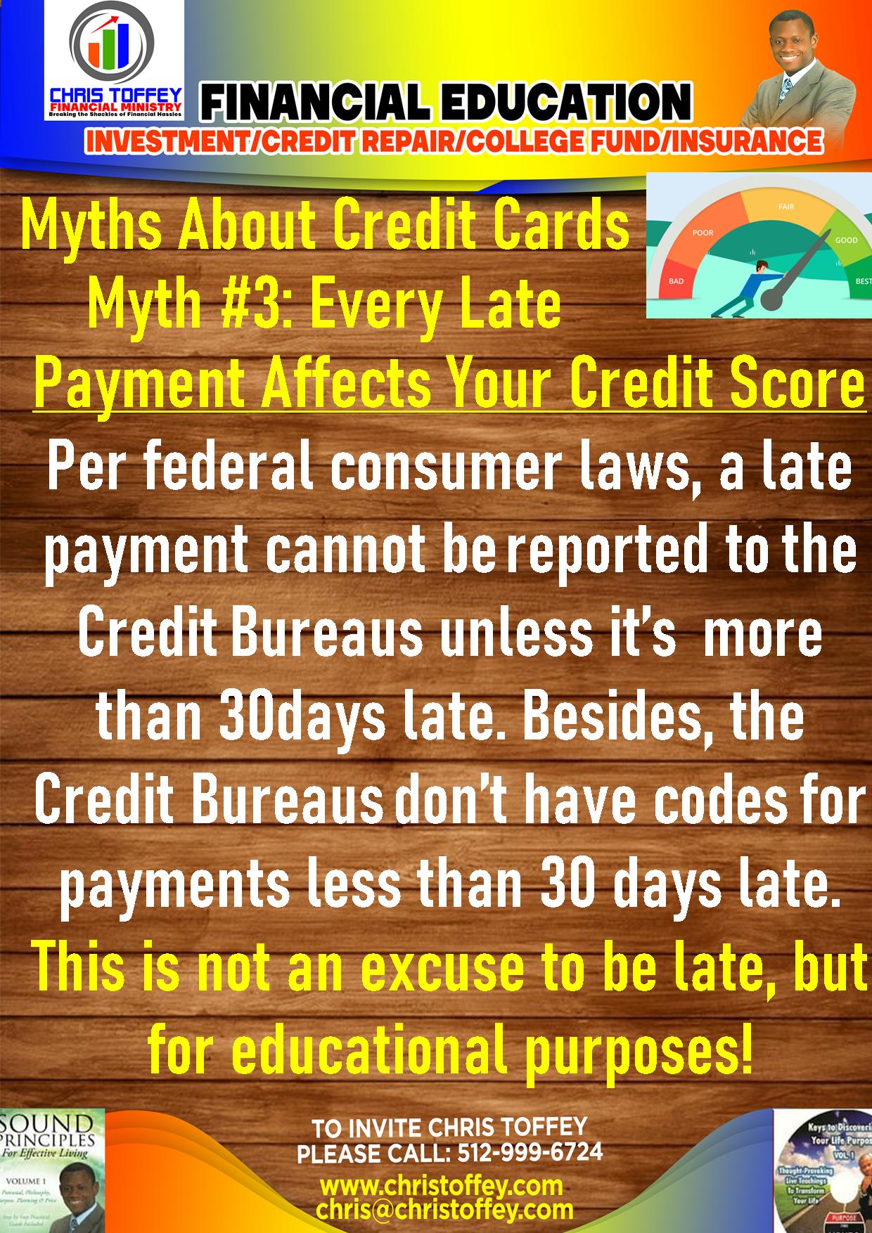 You are currently viewing Myths we’ve been told about Credit Cards #3