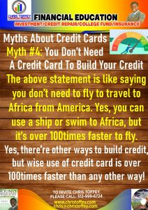 Read more about the article Myths we’ve been told about Credit Cards #4