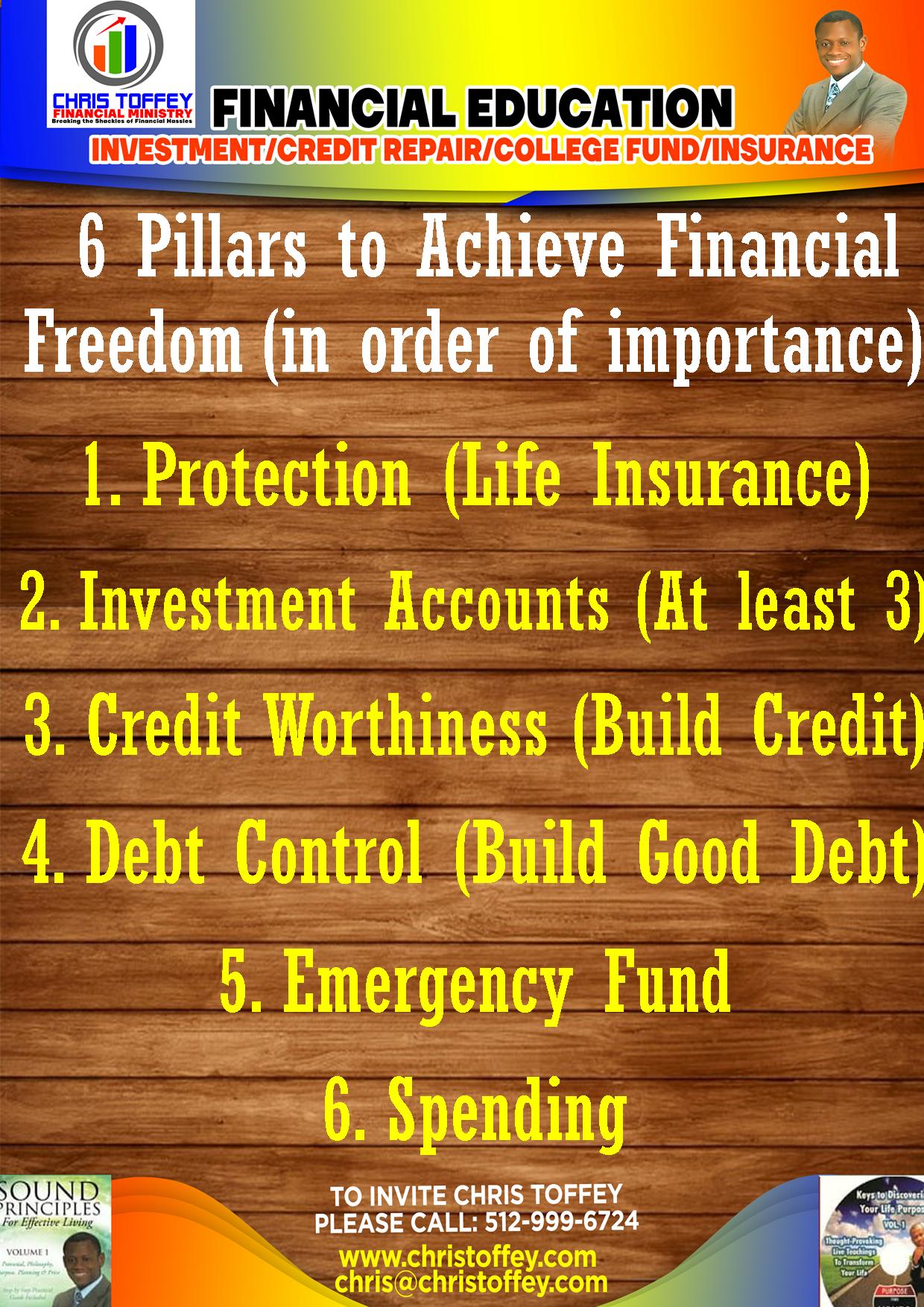 You are currently viewing 6 Pillars to Achieve Financial Freedom