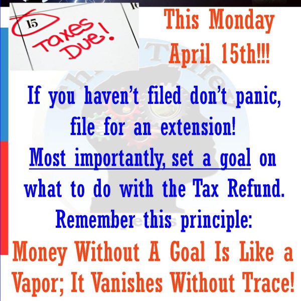 This Monday April 15th!!!