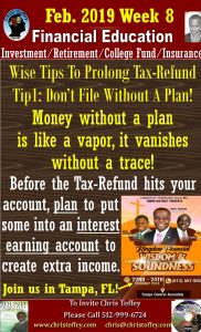 Read more about the article Wise tips to prolong Tax- Refund #1