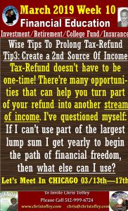 Read more about the article Wise tips to prolong Tax- Refund #3