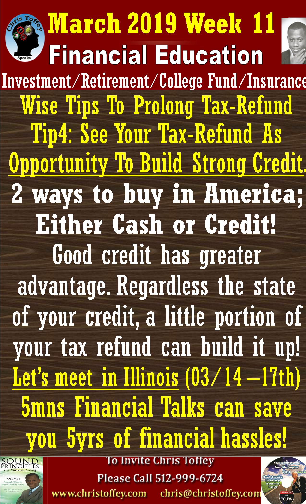 You are currently viewing Wise tips to prolong Tax- Refund #4