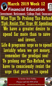 Read more about the article Wise tips to prolong Tax- Refund #6