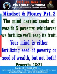 Read more about the article Mindset & Money Pt. 2