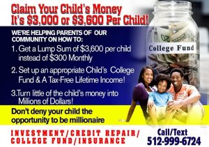 Read more about the article Claim Your Child’s Money